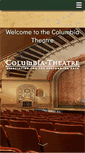 Mobile Screenshot of columbiatheatre.com