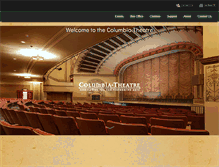 Tablet Screenshot of columbiatheatre.com