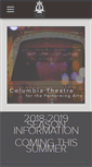 Mobile Screenshot of columbiatheatre.org