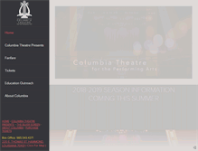 Tablet Screenshot of columbiatheatre.org